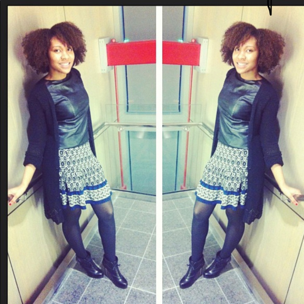 Max Studio Multicolor Pattern Print Skirt Medium - image 1